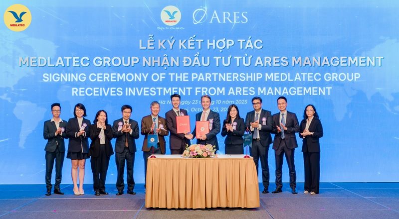 Medlatec Group nhận đầu tư từ Ares Management để phát triển y tế Việt Nam lên chuẩn quốc tế