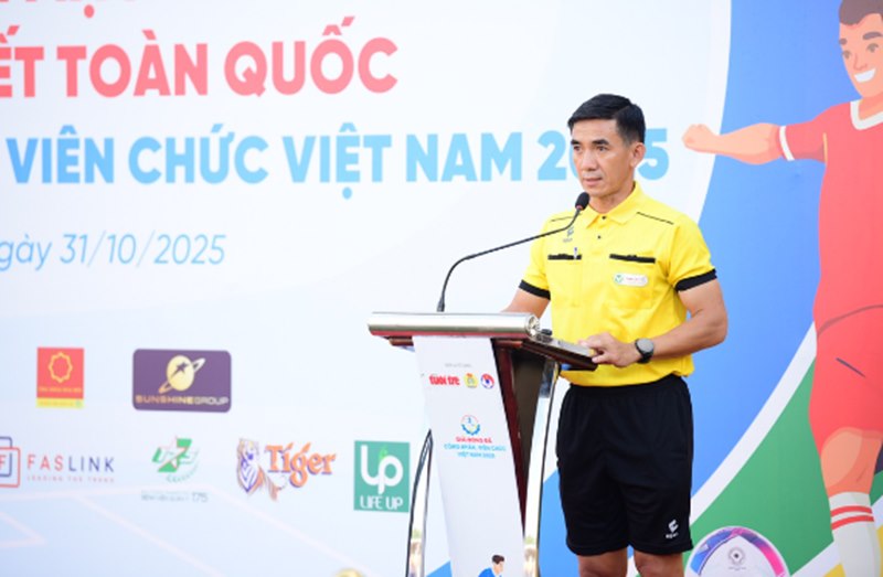 16 đội bóng dự tranh Vòng chung kết toàn quốc Giải bóng đá công nhân, viên chức Việt Nam 2025