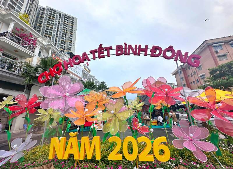 Khai mạc Chợ hoa Tết Bình Đông – Xuân Bính Ngọ 2026
