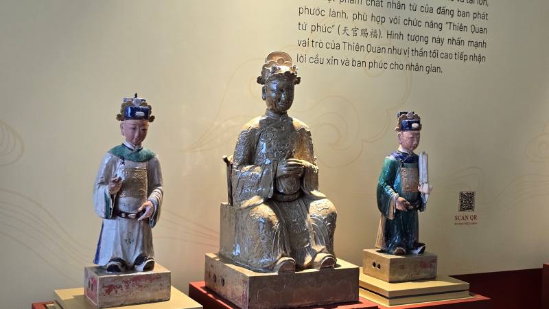 Bộ tượng Tam Quan Đại Đế được công bố là Bảo vật quốc gia